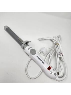 Beachwaver S1 White 1” Rotating Curling Iron Dual Voltage